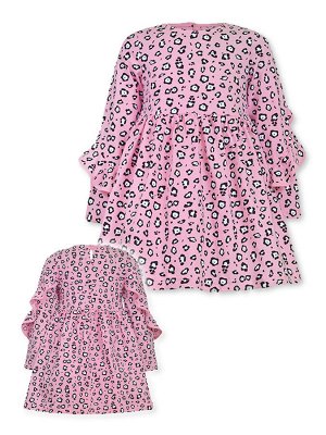 Платье Материал: Кулирка; Состав: Хлопок 100%; Цвет: Розовый; Рисунок: Леопард
Прелестное платье для девочки леопардовой расцветки. На спинке застёгивается на пуговку, на рукавах имеются декоративные 