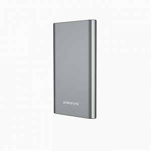 Внешний аккумулятор Borofone BT19 Universal 10000mAh (USB*2) (metal grey)