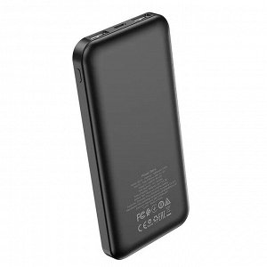 Внешний аккумулятор Borofone BJ14 Freeway 10000mAh (USB*2) (black)
