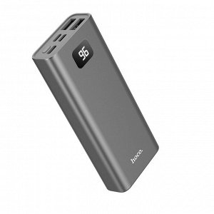 Внешний аккумулятор Hoco J46 Star ocean mobile power bank 10000mAh (USB*2) (metal grey)