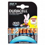 Батарейка AAA Duracell LR03 Ultra Power (8-BL) (80/40320)