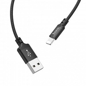 Кабель USB - Apple lightning Hoco X14 Times Speed  200см 2A (black)