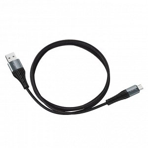 Кабель USB - micro USB Hoco X38 Cool Charging  100см 2,4A (black)