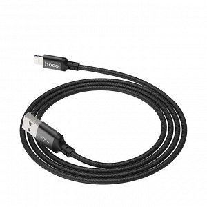 Кабель USB - Apple lightning Hoco X14 Times Speed  200см 2A (black)