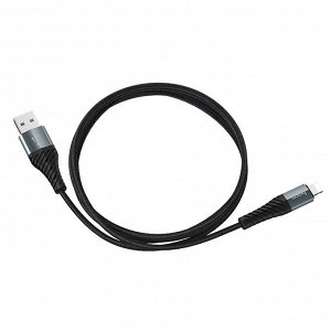 Кабель USB - Apple lightning Hoco X38 Cool Charging  100см 2,4A (black)