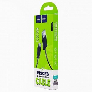 Кабель USB - Type-C Hoco X24 Pisces  100см 2,1A (black)