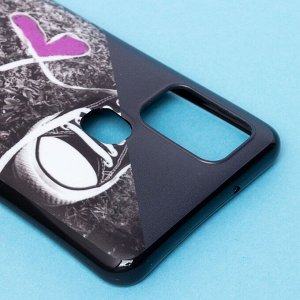 Чехол-накладка - SC185 для "Samsung SM-A217 Galaxy A21s" (001) (black/purple)