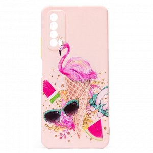 Чехол-накладка SC246 для "Huawei P Smart 2021/Y7a" (pink) (003)