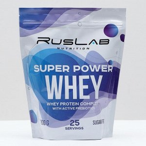 Протеин RusLabNutrition Super Power Whey Шоколад, 800 г