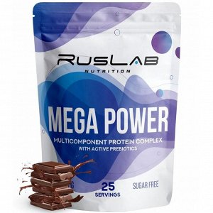 Протеин RusLabNutrition Mega Power Шоколад, 800 г