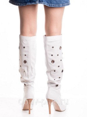 Сапоги Страна производитель: Китай
Полнота обуви: Тип «F» или «Fx»
Материал верха: Натуральная кожа
Цвет: Белый
Материал подкладки: Натуральная кожа
Форма мыска/носка: Закругленный
Каблук/Подошва: Каб