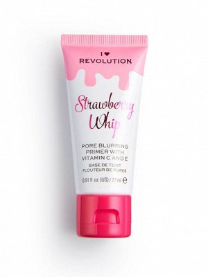 #Праймер выравнивающий I heart makeup Strawberry Whip Pore Blurring Primer With Vitamin C And E