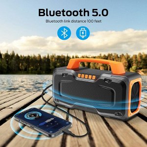 Портативная колонка Bugani Wireless Speaker 50W