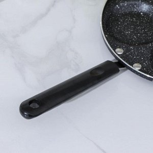 Сковорода для оладий «Квартет», 41x24x2,5 см, пластиковая ручка, цвет чёрный