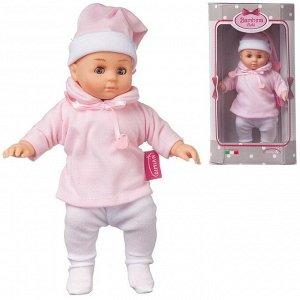Кукла DIMIAN Bambina Bebe Пупс в бело-розовом костюмчике, 20 см29