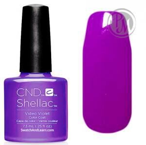 CND Shellac гель-лак video violet 7,3мл