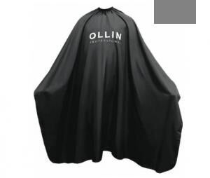 Ollin пеньюар для стрижки на крючках чёрный 160х145 см