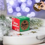 Свеча гелевая Зима это ..&quot;Сказочный лес&quot; 3 х 3 х 3 см