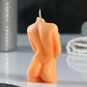 Фигурная свеча "Женское тело №2" телесная, 10см