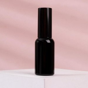 Бутылочка для хранения, с распылителем «Black», 30 мл, цвет чёрный