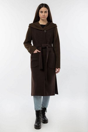 01-07511 Пальто женское демисезонное(пояс)