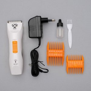 Машинка электрическая для стрижки Pet Clipper BZ-807 оранжевая