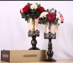 Подсвечник, цвет черный, размер S