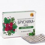 Брусника + Хвощ, здоровые почки, 40 таблеток