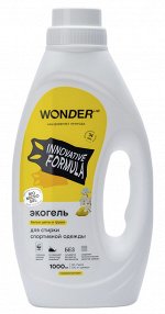 Экогель для стирки спортивной одежды (белые цветы и груша) WONDER LAB 1 л