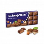 Молочный шоколад  Шогеттен  Schogetten Praline Noisettes Chocolate &quot;Ореховое пралине&quot; 100 г