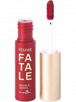 Устойчивая жидкая матовая помада для губ &quot;Femme Fatale&quot; тон 15,теплый красный