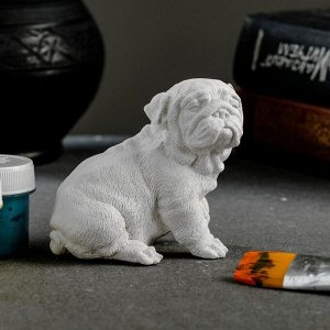 Фигура под роспись ""Бульдог"" 7х7х5см