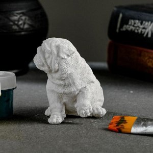 Фигура под роспись ""Бульдог"" 7х7х5см