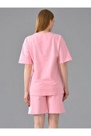 Жeнcкий лeтний костюм Fashion 1040 Розовый