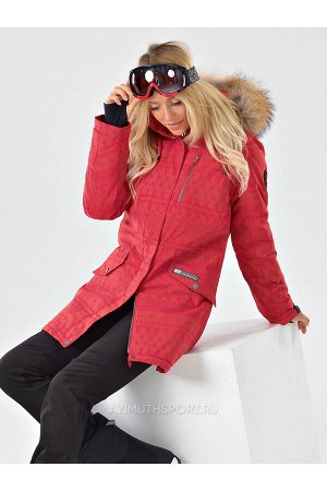 Женская светоотражающая куртка-парка Azimuth B 20850_21 Красный