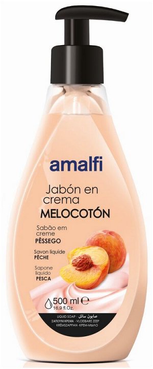 AMALFI Мыло 500мл жидкое для рук "Peach" Персик