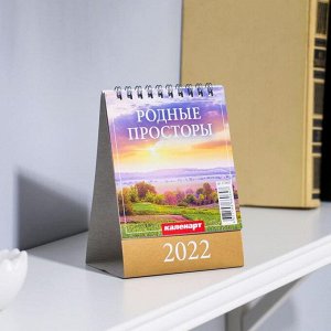 Календарь настольный, домик "Родные просторы" 2022 год, 10х14 см