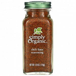 Simply Organic, Chili Lime Seasoning, 4.20 oz (119 g)