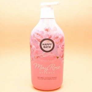 KR/ Happybath Rose Essence Body Wash Гель для душа Роза, 500мл