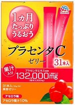 Earth Pharmaceutical Placenta C Jelly – плацентраное желе со вкусом ацеролы на 31 день