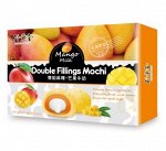 Японское рисовое пироженое моти DOUBLE FILLINGS MOCHI &quot;Манго с молоком&quot; 180г