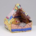 Домик &quot;Люлька&quot;, закрытый, 40х40х45 см, коричневый оттенок