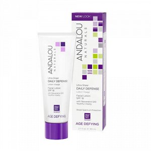 Дневной защитный лосьон для лица SPF 18 Andalou Naturals