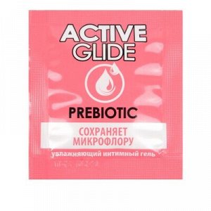 Увлажняющий интимный гель ACTIVE GLIDE PREBIOTIC, 3 г