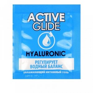 Увлажняющий интимный гель ACTIVE GLIDE HYALURONIC, 3 г