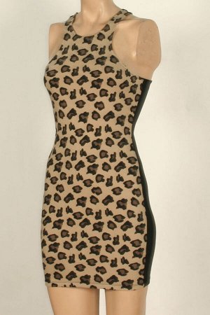 Платье Платья ж 1808ир,Италия, леопард