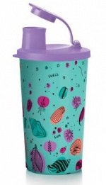 Эко-стакан Рио-ракушки 330мл - Tupperware® 1шт. бирюзовый.