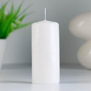 Набор свечей - цилиндров, набор 3 шт, белая (4х5 см, 4х9 см, 5х11,5 см)