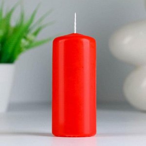 Набор свечей - цилиндров, набор 3 шт, красная (4х5 см, 4х9 см, 5х11,5 см)