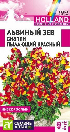 Цветы Львиный зев Снэппи Пылающий красный/Сем Алт/цп 10 шт Голландия